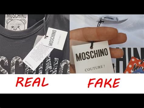 moschino original vs fake|moschino shirt.